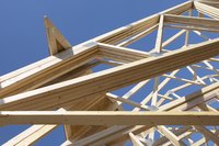 Truss webbing and crossbeams interfere with open ceiling designs.