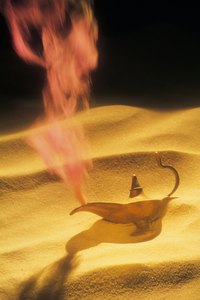 A genie is a supernatural being from Arabic folklore.