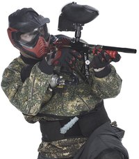 Professional paintball players play for sponsorship benefits and fun.
