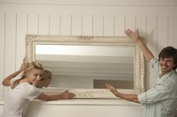 Use mirrors to decorate any room in your apartment or house.