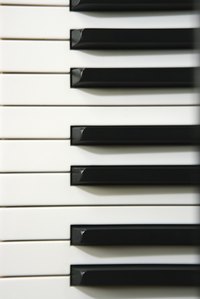 Clean piano keys as soon as you notice marker stains.