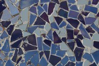 Make a mosaic painting using a few basic craft supplies.