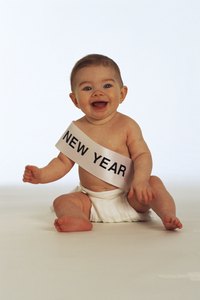 Make a sash for the mom-to-be or for the baby.