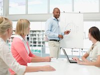 A business marketing meeting.