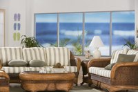 Fresh paint can transform rattan furniture to suit any mood.