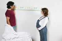 Instead of buying something off the shelf, make your own wallpaper border design.