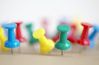 Thumbtacks leave unattractive holes when removed.