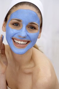 Weekly face mask treatments can help keep the skin healthy.