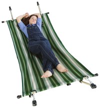 Use the structure of your house when hanging heavy objects such as chairs and hammocks from the ceiling.