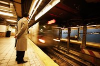 New York City conductors help subway trains run on time.