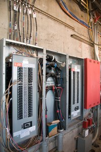 Some large buildings have multiple service panels.