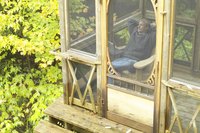 Sitting on your screened-in porch can be very relaxing.
