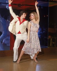 Relive the colorful and expressive 1970s by dressing as an iconic couple of the decade.