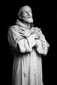Saint Francis lived in the 13th century and was a Catholic friar known for his love of animals.