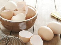 Bowl of eggshells
