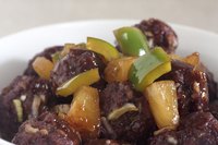 Sweet and sour meatballs make a welcome addition to a buffet.