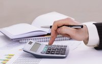 An accountant at work