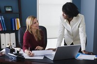 Take the time to let your co-worker know that you appreciate her efforts.