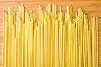 Dry pasta can be made into a skeleton.