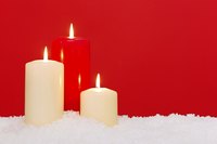 Get three times the light with a three-wick candle instead of using three single candles.
