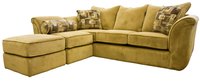 Don't let your show-off sectional dwarf the area rug.