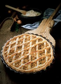 Versatile sauerkraut can be made into a pie.
