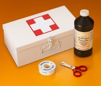 This common first aid kit item can be used to rid your grass of fungus.