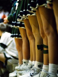 Learn how to sew your own pleated cheerleader skirt.