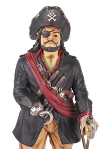 Pirates are often depicted with a hook instead of a hand.