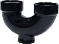 Drain traps are elbow pipes that hold water to seal off sewer gas.