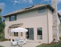 Add on to your basic concrete patio and give yourself more room to entertain.