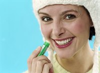 Dry, harsh weather can make your lips chapped.
