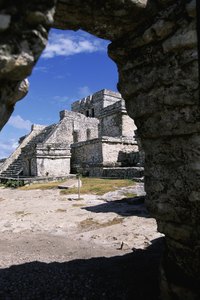 Visiting Tulum lets you enjoy views of the Caribbean as well as the ruins.