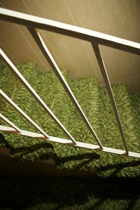 Properly secure carpet on your stairs to prevent trips and falls.