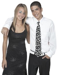 Attire for a semi-formal dance is more leniant.