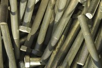 Stainless steel bolts can get stuck in their holes.