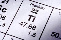 Titanium is a transition metal of low density and high strength.