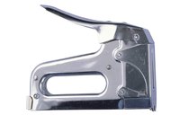 Staple guns used on canvas are powerful, leaving the staples tightly secured.