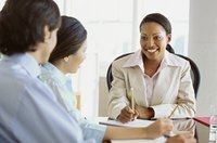 Woman taking notes at a meeting