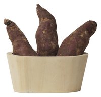 Purple yams are similar to other types of this root vegetable.