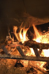 Store old fire ashes in your fireplace ash pit.