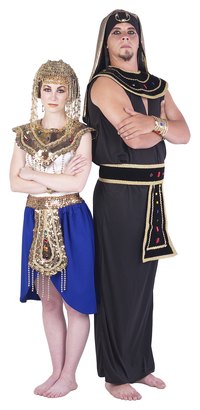 Egyptian costumes should include headpieces for authenticity.