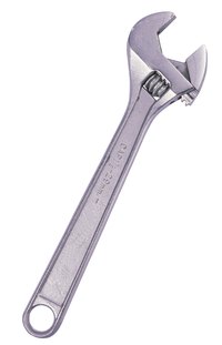 Use an adjustable wrench to tighten the CPVC transition fittings in place.