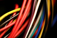 Wire is coded for both safety and usage description.