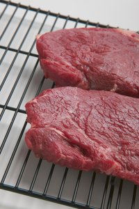 Wafer steaks are lean with very little fat marbling.