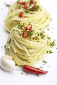 Long pasta works best for olive oil-based sauces.