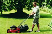 Rear discharge mowers are best for bagging grass.