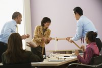 Business team building games.