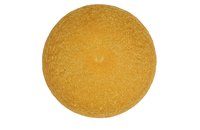 Tiny yellow balls in your soil are most likely slow-release plant food.