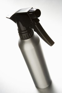 Apply the rubbing alcohol with a spray bottle.